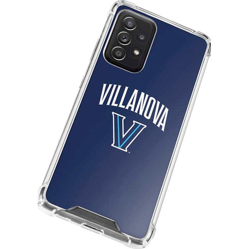 Villanova University Wildcats Black Galaxy A72 5G Clear Case
